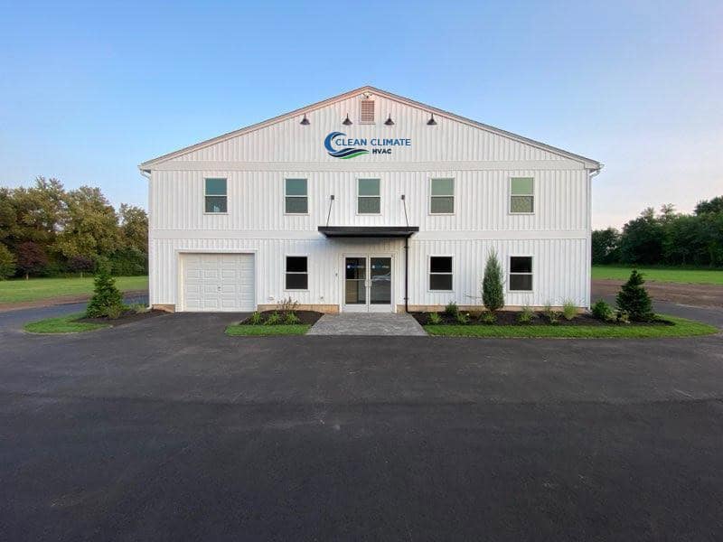 Clean Climate HVAC headquarters at 17 Wapping Road in Broad Brook, Connecticut