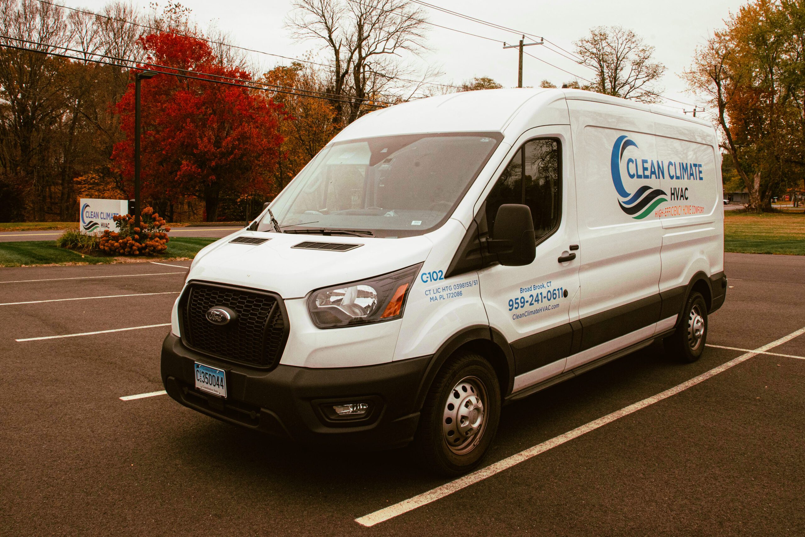 Clean Climate HVAC service vehicle